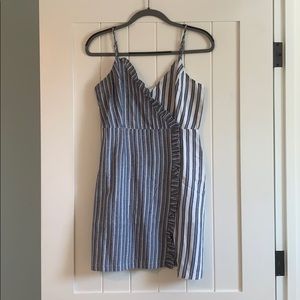 Striped Contrasting Dress